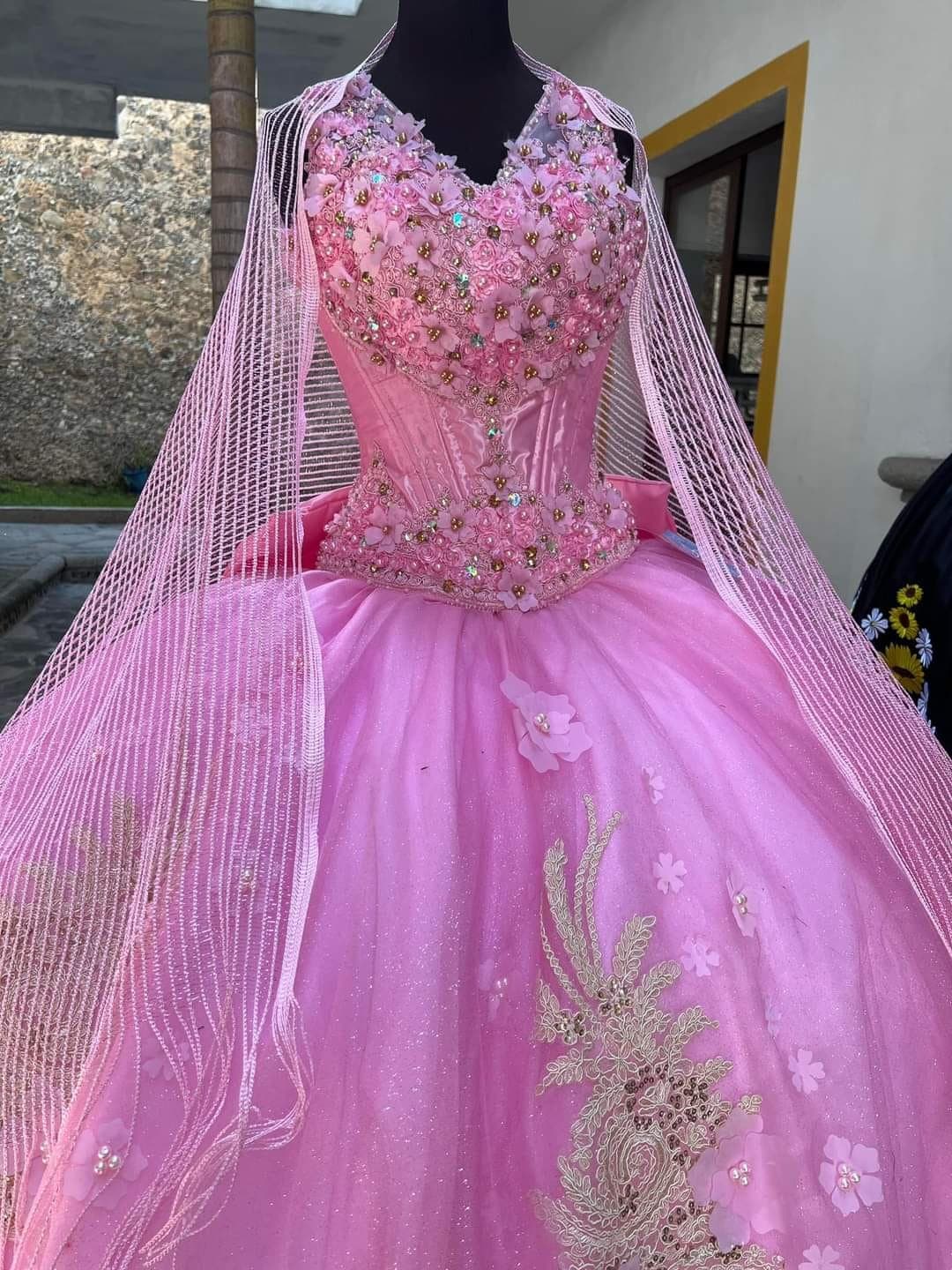 Vestido Rosa Sencillo