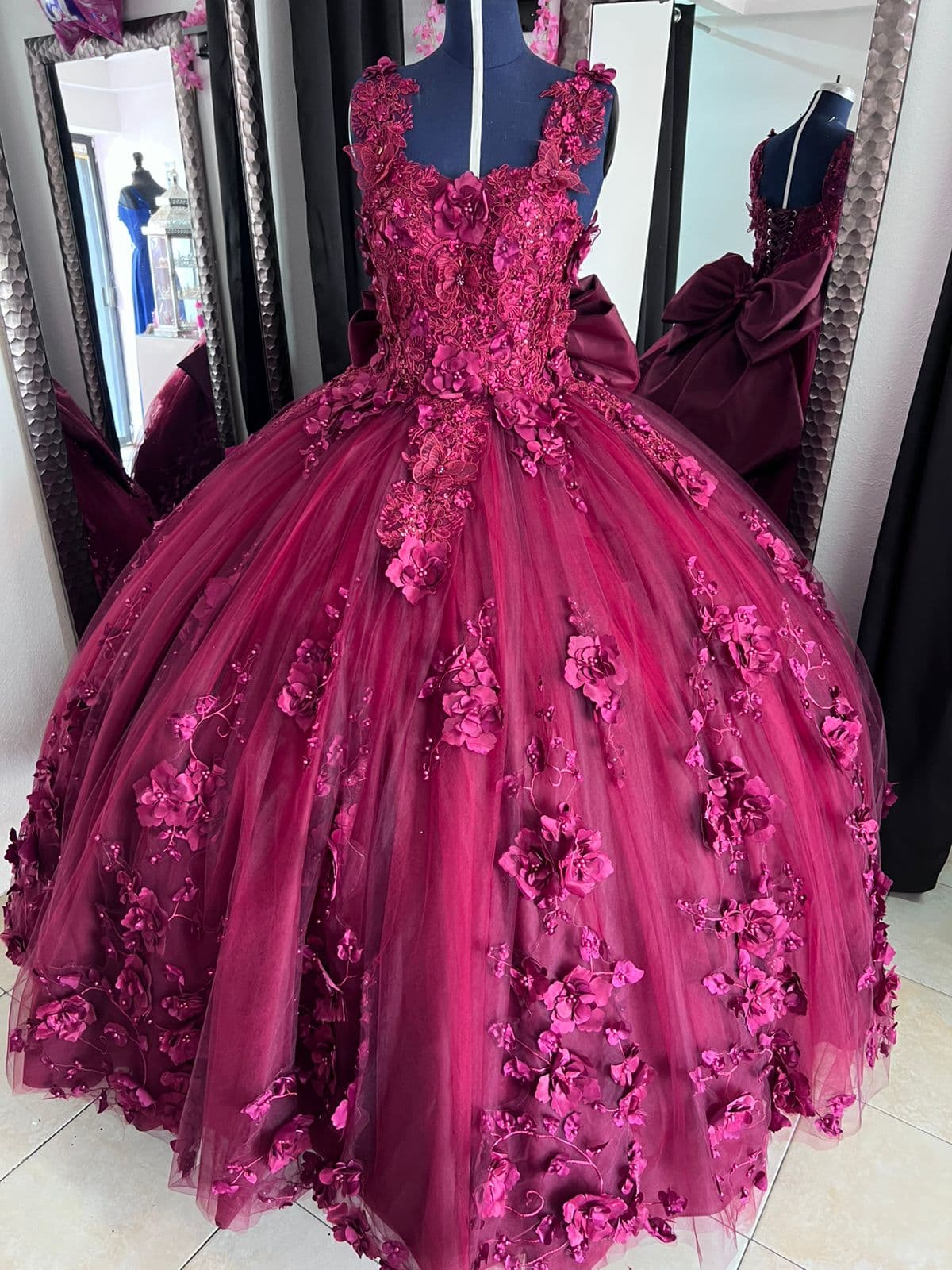 Vestido Cenicienta Vino